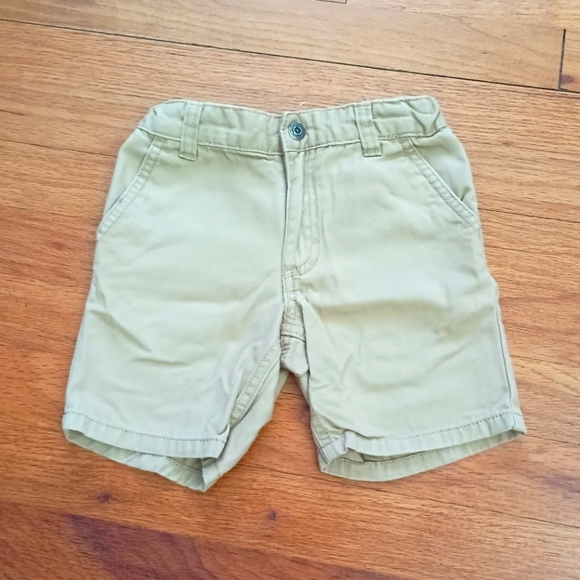 3/$10 🌟 Boys Kids 3T CK Calvin Klein Jeans Khaki Tan Cream Colored Shorts Pants - Picture 1 of 9